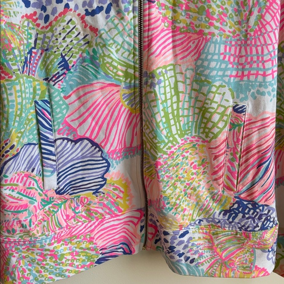 Lilly Pulitzer Roaring Seas Reagan Zip Up Jacket - Picture 3 of 4